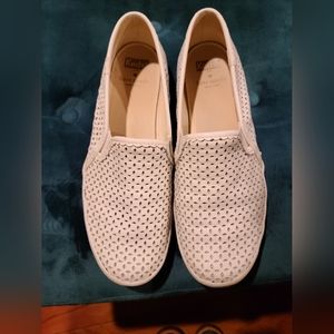 Keds Women's White Perforated Slip-On Sneakers